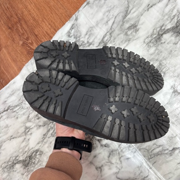 Ateliers Kai Chunky Platform Loafers Black made in Italy size 37 office goth - Picture 5 of 7